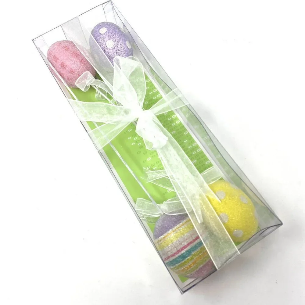 Target 4 Count Frosted Easter Egg Picks Decor Bouquet Crafts